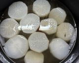 【作り置き】冷たい味しみてる大根の田楽作り方3写真