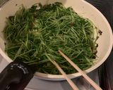 豆苗炒め🌱‬‪簡単!作り方1写真