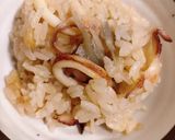 イカとゴボウの炊き込みご飯作り方4写真