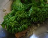 菜の花と焼き肉の鉄焼ピビンパ作り方7写真