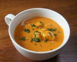 鶏肉入りトマトとカレーのスープ作り方5写真