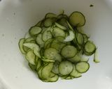 キュウリの塩昆布ナムル作り方1写真