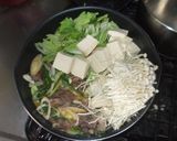 すき焼き風うどん♪簡単牛肉白菜豆腐作り方6写真