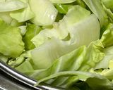 キャベツ消費◎大豆と一緒にトマト缶煮作り方1写真
