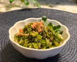 生めかぶと焼きたらこの巾着焼き作り方1写真