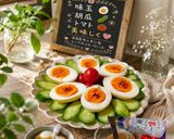 味玉 胡瓜 トマト 華やか美味しく🩷作り方6写真