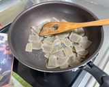 ごぼう、蒟蒻、ミンチの炒め煮作り方4写真