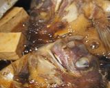 鯛の頭と豆腐の煮つけ作り方5写真