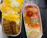 レンジ簡単オイきな粉梅味オムライス弁当作り方17写真