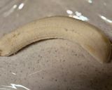 簡単バナナアイス　今日のおやつ(^^)作り方1写真