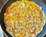 節約!ふわとろ甘辛カニカマ 卵丼作り方6写真