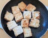 焼肉たれと新ショウガで焼き豆腐の甘辛炒め作り方6写真