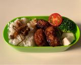 取り分けお弁当用照り焼きハンバーグ作り方5写真