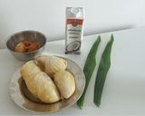タイスイーツ✳︎ドリアンココナッツライス✳︎作り方1写真