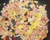 雑穀ご飯と冬野菜のオムライス作り方1写真