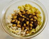筍の姫皮と鶏皮の食べる梅だし和え作り方4写真