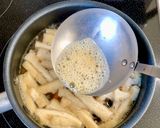 栄養満点☆油揚げ人参・ほうれん草の味噌汁作り方4写真