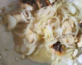 イサキと新玉ねぎの鮎魚醤スパゲッティ作り方9写真