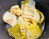 白菜とバラ肉➕シーチキンの一品作り方1写真