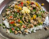 豚ひき肉でガパオライス❣️絶対うまいやつぅ〜作り方7写真