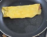 朝食のハム入りオムレツ（プチ減塩）作り方3写真