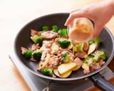 豚肉と秋野菜の胡麻ドレ炒め作り方6写真