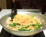 菜の花としらすの明太子パスタ作り方9写真
