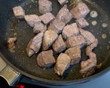 ビーフ角切りのねぎ塩レモンだれ和え作り方4写真