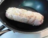 豆苗の豚バラロールソテー作り方4写真