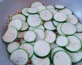 ＊パリとろズッキーニとハムのチーズ焼き＊作り方3写真