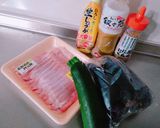 ＊ズッキーニとなすの豚肉挟み焼き＊作り方1写真
