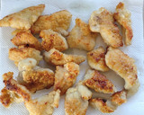 簡単節約☆鶏胸肉の揚げない白だし唐揚げ。作り方8写真