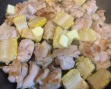 チキンとコーンのガリバター作り方4写真