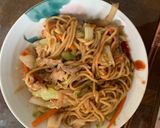 お一人様☆市販焼きそばお好み焼き風隠し味作り方3写真