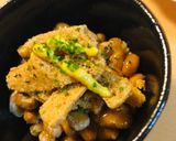毎日の納豆●きざみ揚げトッピング作り方1写真
