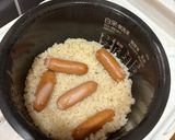 ソーセージの炊き込みご飯作り方4写真