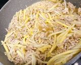 ひき肉と筍もやしあんかけ作り方5写真