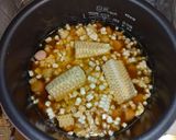 とうもろこしとソーセージの炊き込みご飯作り方3写真