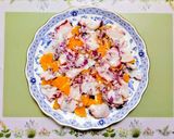 簡単おつまみ!オレンジタコのカルパッチョ作り方4写真
