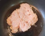 春キャベツと鶏ミンチのカレー焼きうどん作り方2写真