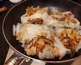 残り物お餅利用の本格的大根餅作り方6写真