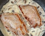 豚肉ロースときのこのクリームソース作り方7写真