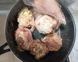 豚こまと大葉チーズのトンカツ風作り方3写真