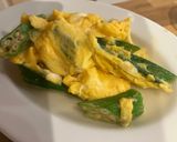 オクラ入りスクランブルエッグ🥚作り方3写真