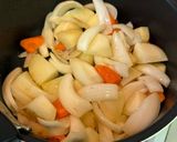 【簡単夕食】柔らか鶏胸肉と茄子と夏野菜のカレー作り方3写真