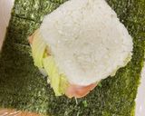 今日のおにぎらず　タンパク質多め作り方5写真