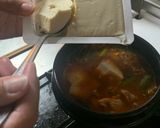 粉唐辛子ナシ！牡蠣スンドゥブチゲ作り方5写真