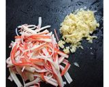 ササミにカニカマガリネギのせ焼き鳥作り方3写真