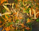 お弁当に♪にんじんとピーマンのきんぴら作り方4写真