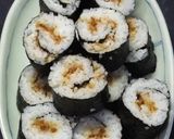 千葉県伝統の白米の海苔巻き☆しらす丼風作り方20写真